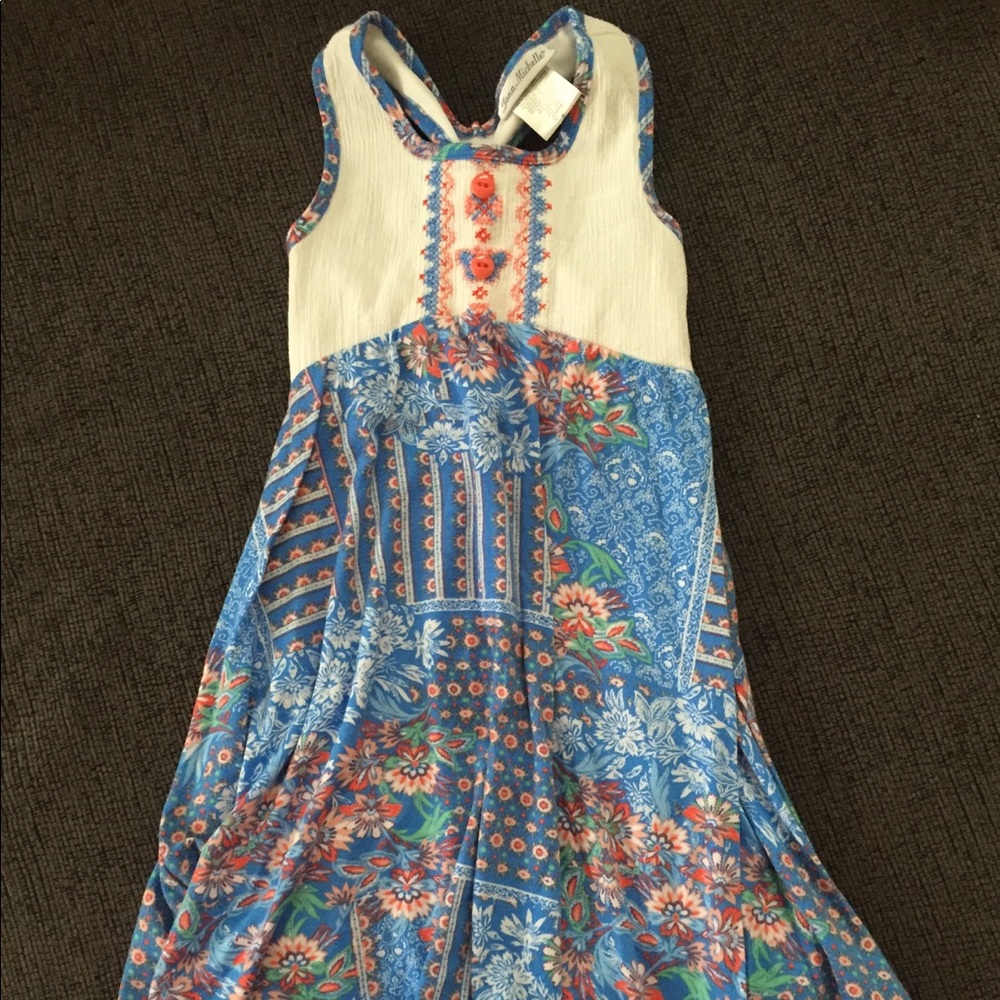 Girls mid length summer dress